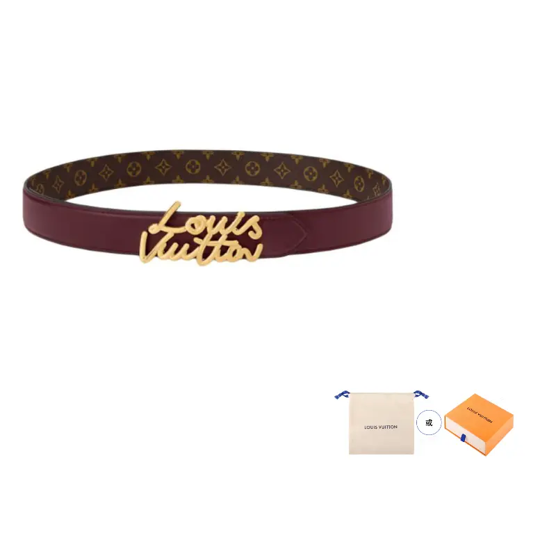 Ремень Lv Script 30mm LOUIS VUITTON, Красный, Ремень Lv Script 30mm LOUIS VUITTON
Ремень Lv Script 30mm LOUIS VUITTON, Красный, Ремень Lv Script 30mm LOUIS VUITTON