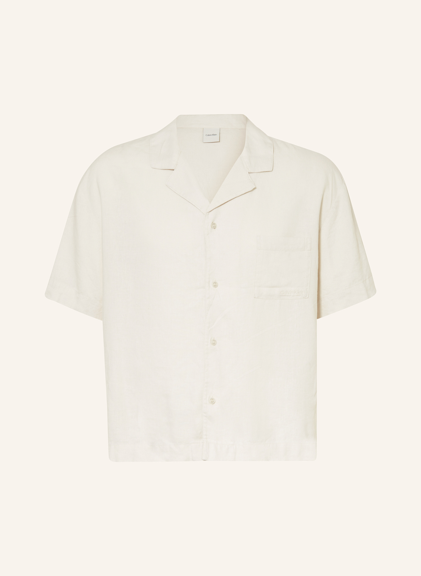 Льняная ночная рубашка Calvin Klein, бежевый
Льняная ночная рубашка Calvin Klein, бежевый