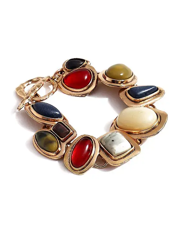 Женский многоцветный браслет с крупными камнями Sohi, multicolor
Женский многоцветный браслет с крупными камнями Sohi, multicolor