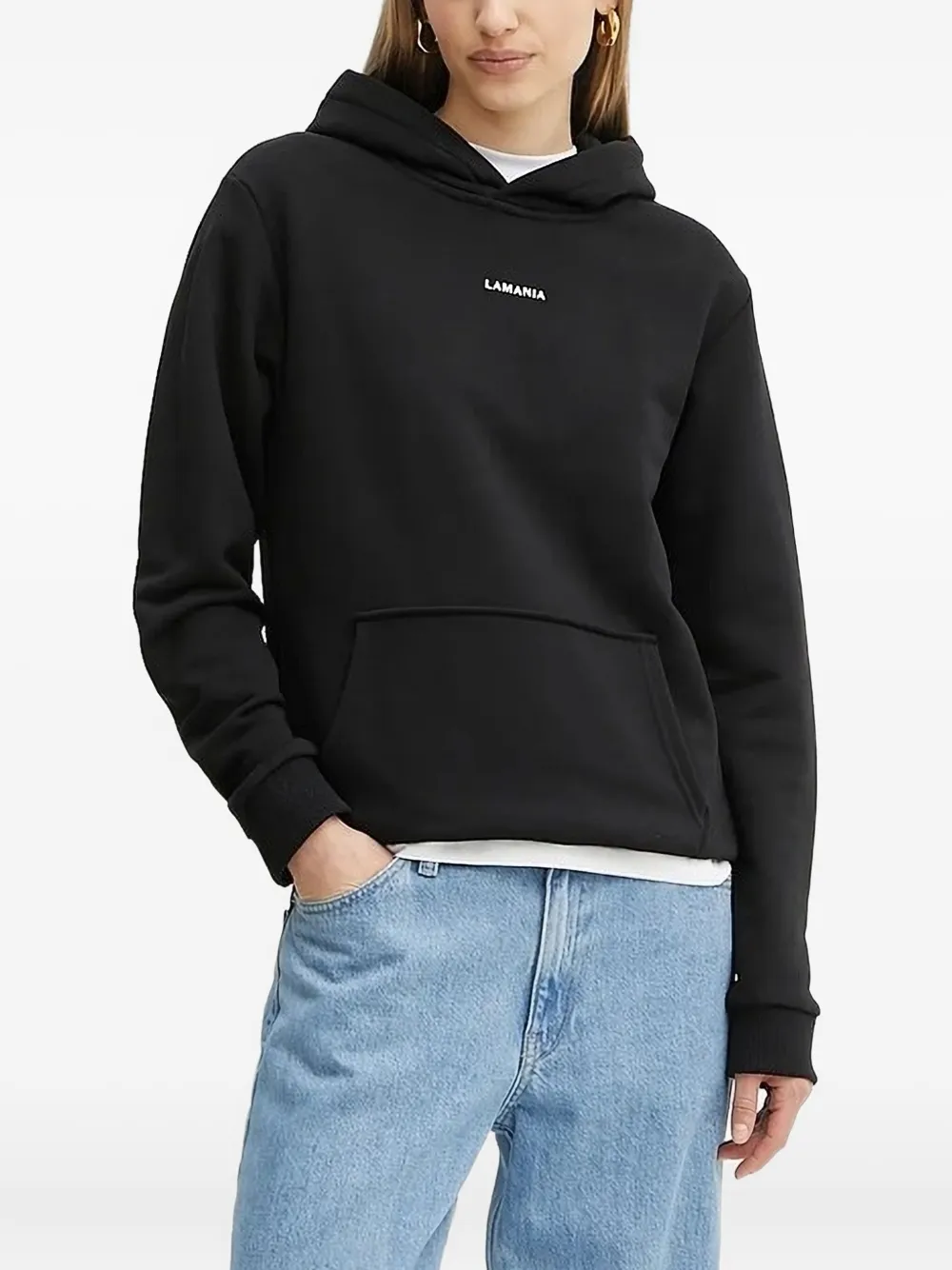 Толстовка с вышитым логотипом La Mania, черный
Толстовка с вышитым логотипом La Mania, черный