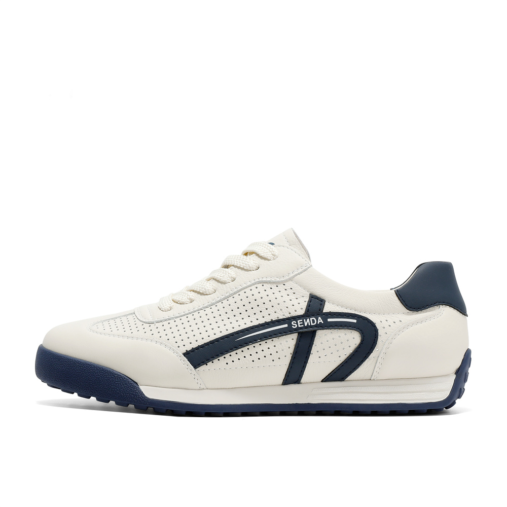 Senda Дышащие низкие повседневные туфли мужские, белые, синие
Senda Дышащие низкие повседневные туфли мужские, белые, синие