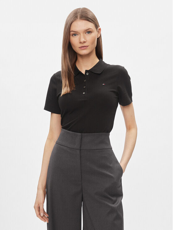 Рубашка-поло узкого кроя Tommy Hilfiger, черный
Рубашка-поло узкого кроя Tommy Hilfiger, черный