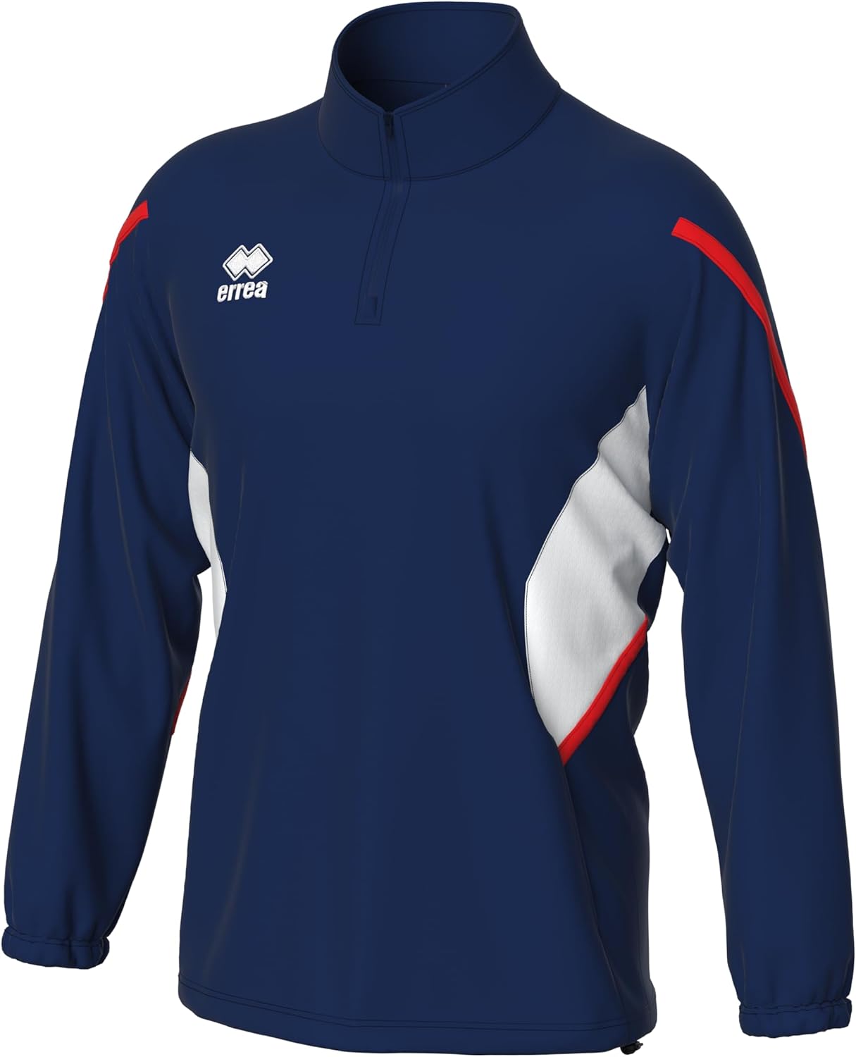 Мужская трикотажная футболка ERREA с застежкой-молнией до середины груди (CHARLES) с затягивающимися штанинами и карманами на молнии , темно-синий/белый/красный
Мужская трикотажная футболка ERREA с застежкой-молнией до середины груди (CHARLES) с затягивающимися штанинами и карманами на молнии , темно-синий/белый/красный