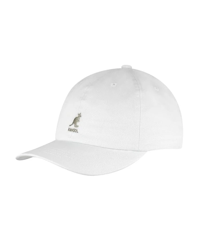 Белая хлопковая бейсболка унисекс Kangol, белый
Белая хлопковая бейсболка унисекс Kangol, белый