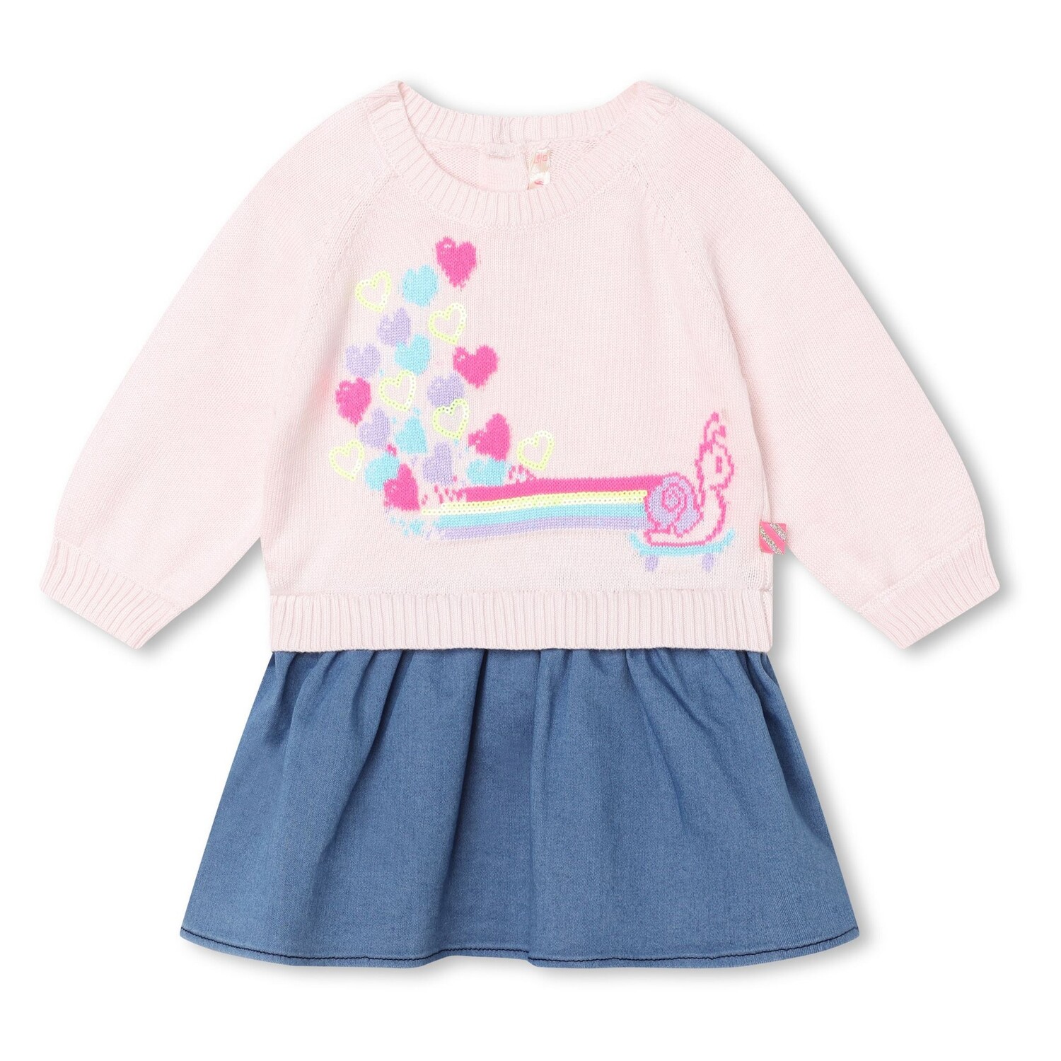 Розовое трикотажное платье с улиткой Billieblush, розовый
Розовое трикотажное платье с улиткой Billieblush, розовый