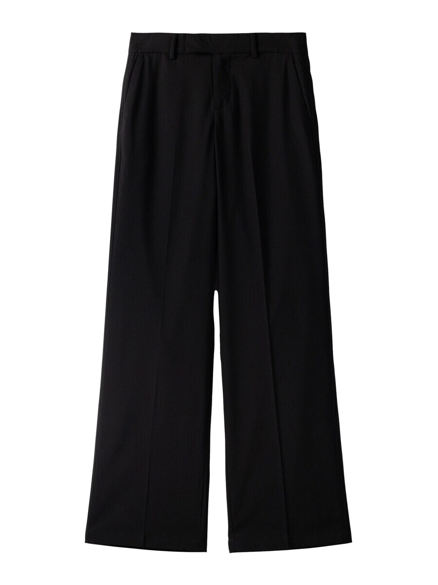 Свободные брюки Bershka, черный 
Свободные брюки Bershka, черный