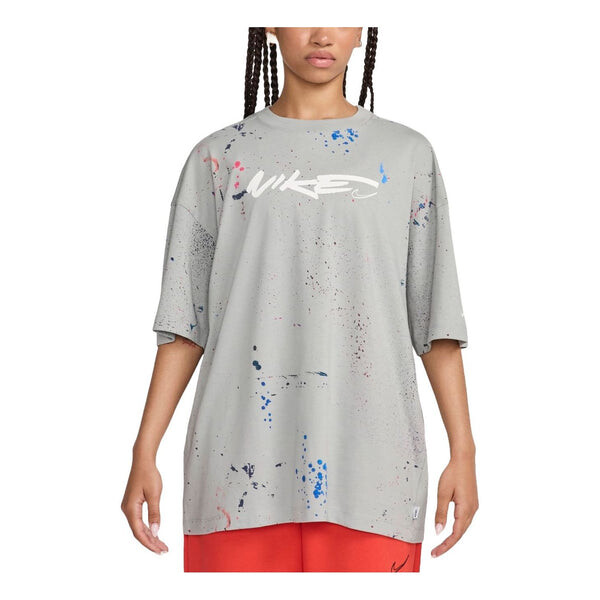 Футболка sportswear breaking oversized t-shirt asia sizing 'grey' Nike, серый 
Футболка sportswear breaking oversized t-shirt asia sizing 'grey' Nike, серый
