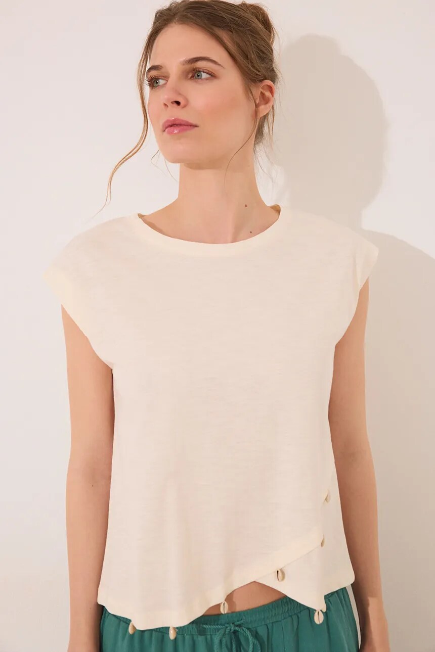 Женская футболка из хлопка Women'Secret, бежевый
Женская футболка из хлопка Women'Secret, бежевый