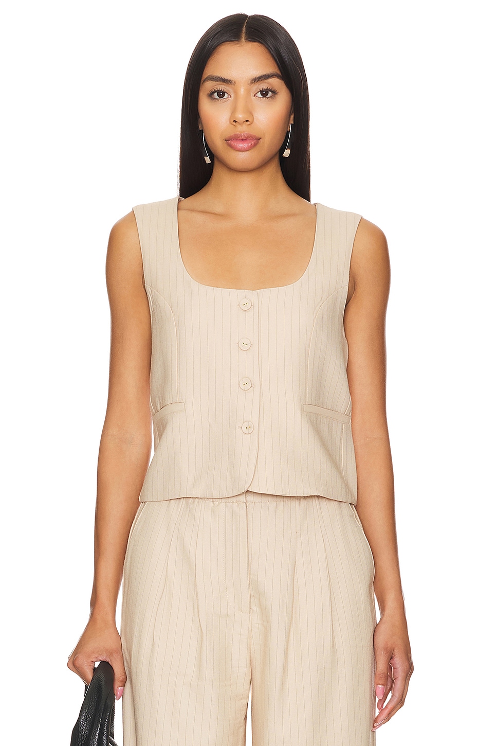 Жилет с завышенной талией Weworewhat, мультиколор 
Жилет с завышенной талией Weworewhat, мультиколор