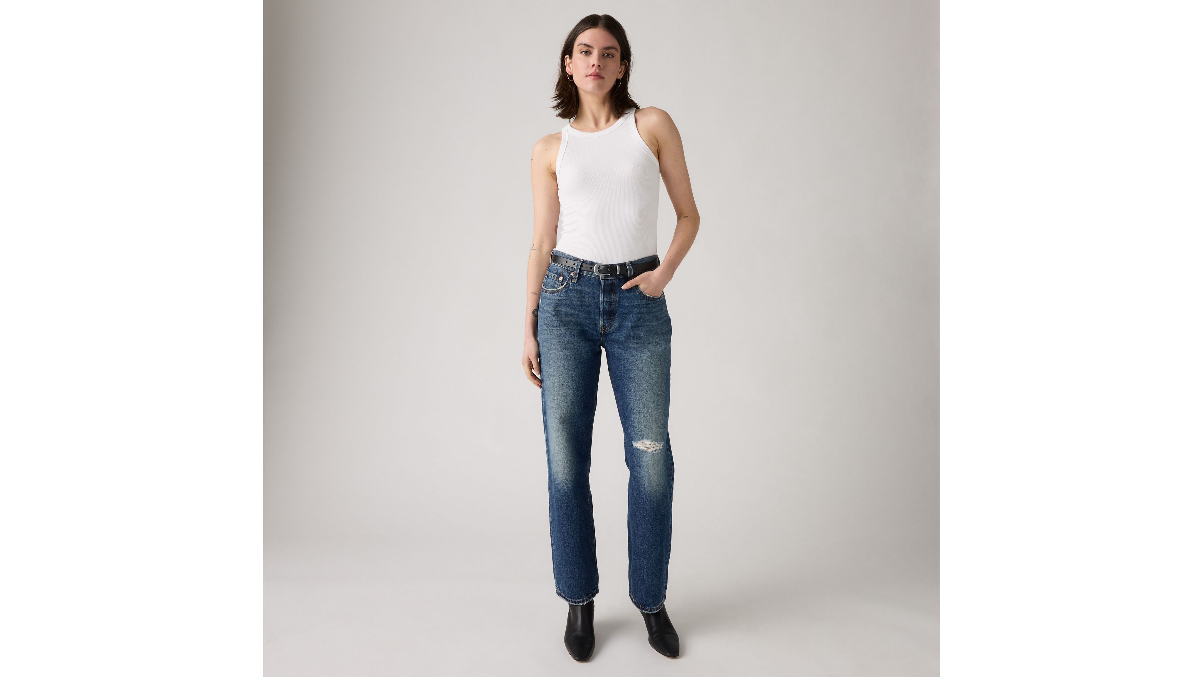 Женские джинсы 501 90-х годов длиной до щиколотки Levi's, Pickup Sticks - Dark Wash
Женские джинсы 501 90-х годов длиной до щиколотки Levi's, Pickup Sticks - Dark Wash