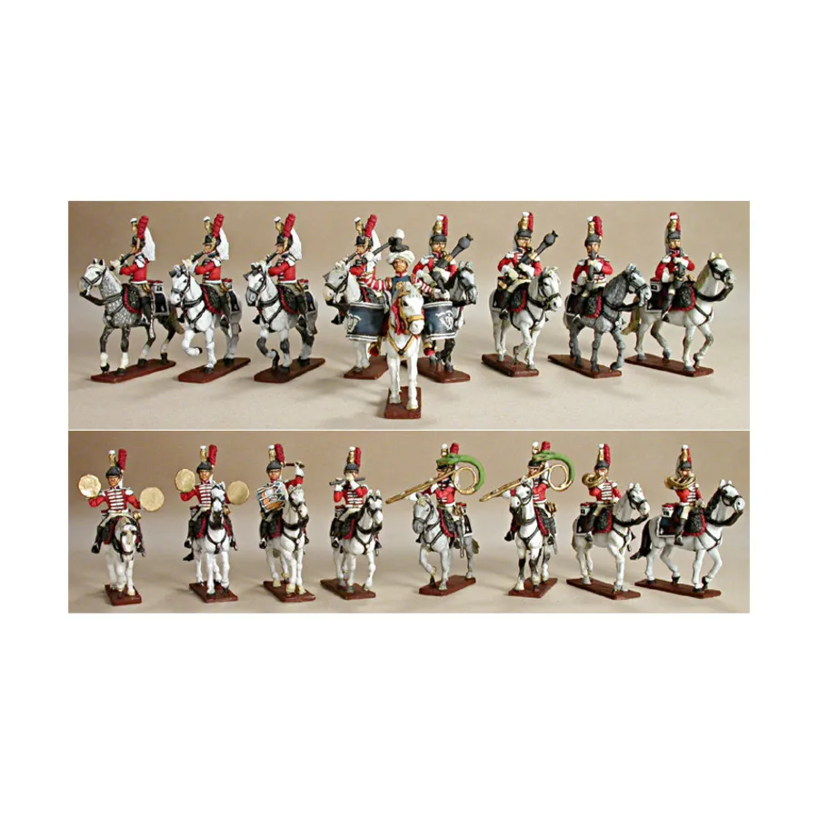 Оркестр кирасиров/драгунов, Historical Miniatures - Napoleonic - French (28mm) (Mirliton SG)
Оркестр кирасиров/драгунов, Historical Miniatures - Napoleonic - French (28mm) (Mirliton SG)