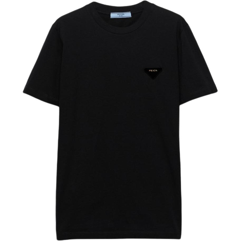 Logo Detailed Crewneck T Shirt PRADA, черный
Logo Detailed Crewneck T Shirt PRADA, черный