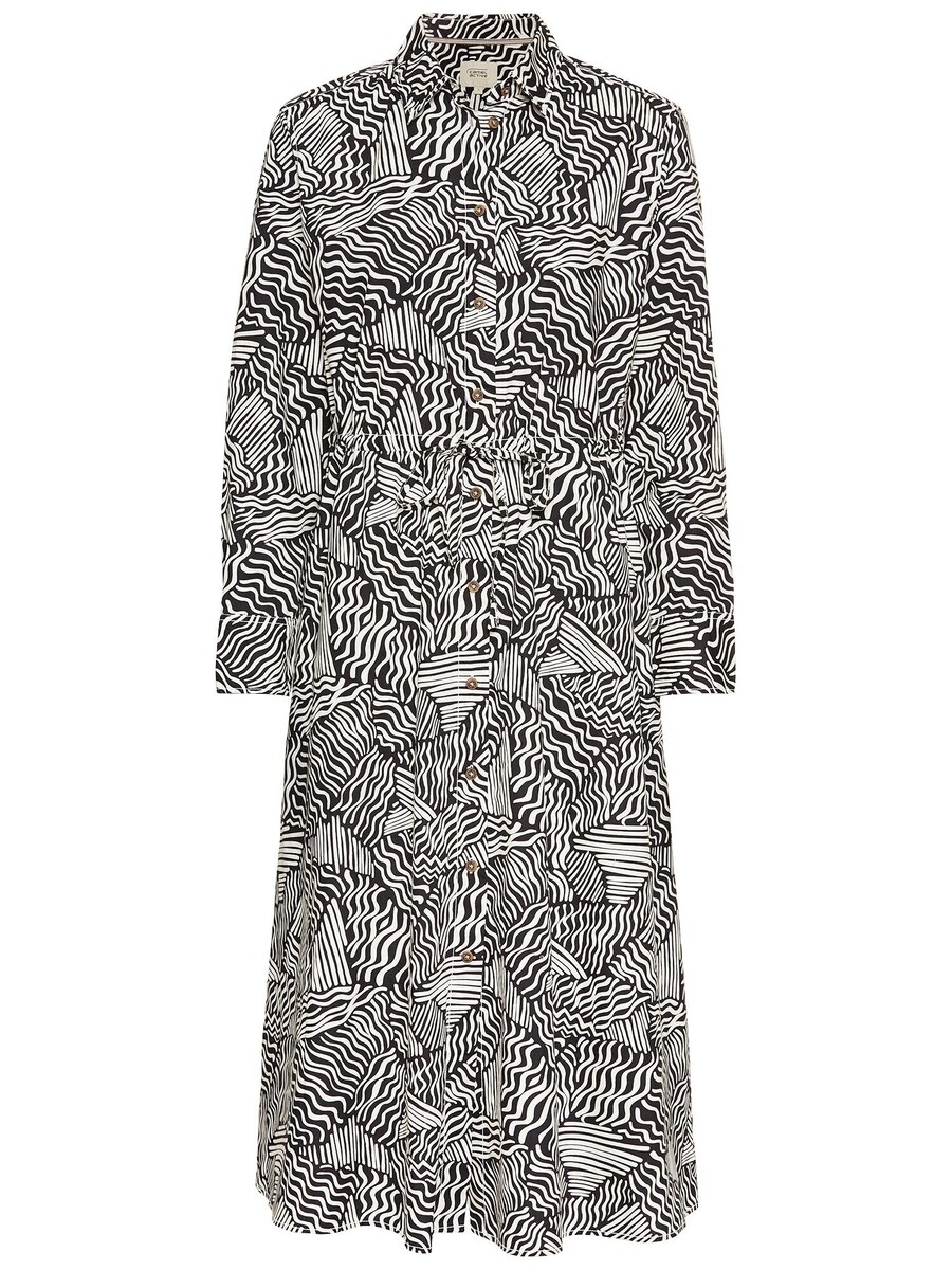 Платье-рубашка CAMEL ACTIVE, черный/белый
Платье-рубашка CAMEL ACTIVE, черный/белый