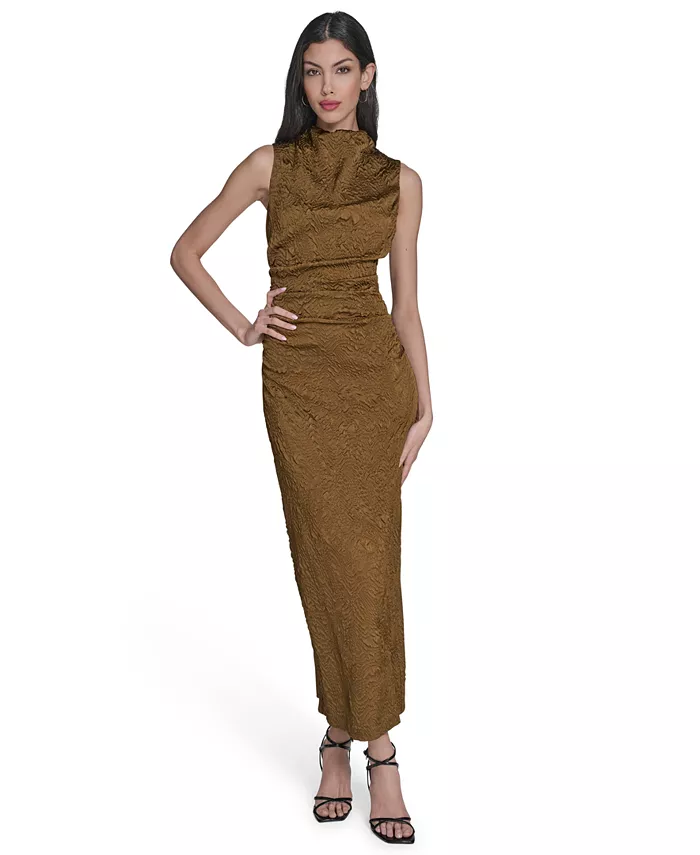 Женское платье-футляр с воротником-хомут, плиссированной талией и оригинальным вязаным узором Vince Camuto, коричневый
Женское платье-футляр с воротником-хомут, плиссированной талией и оригинальным вязаным узором Vince Camuto, коричневый