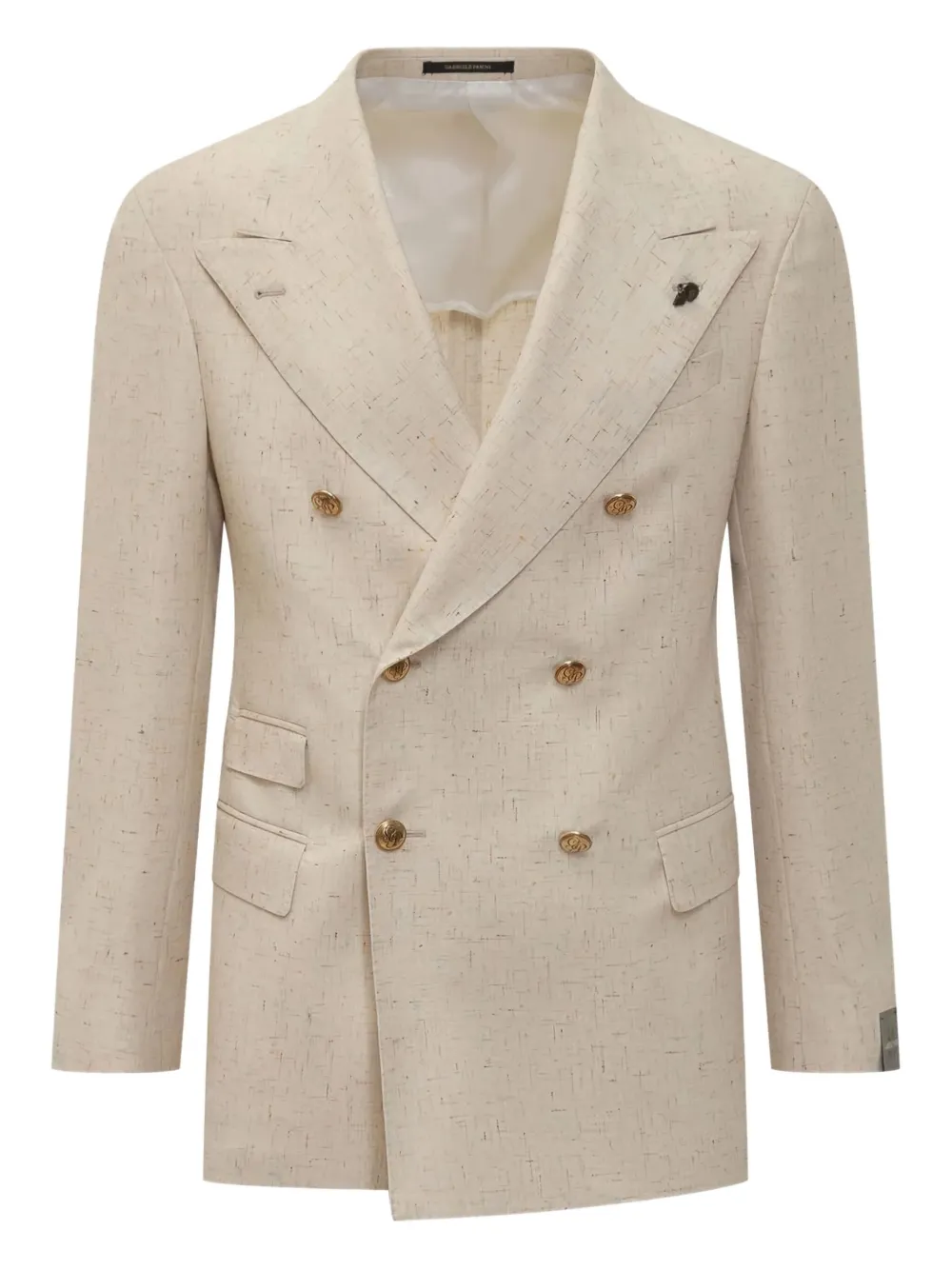 Двубортный блейзер Gabriele Pasini, нейтральный
Двубортный блейзер Gabriele Pasini, нейтральный