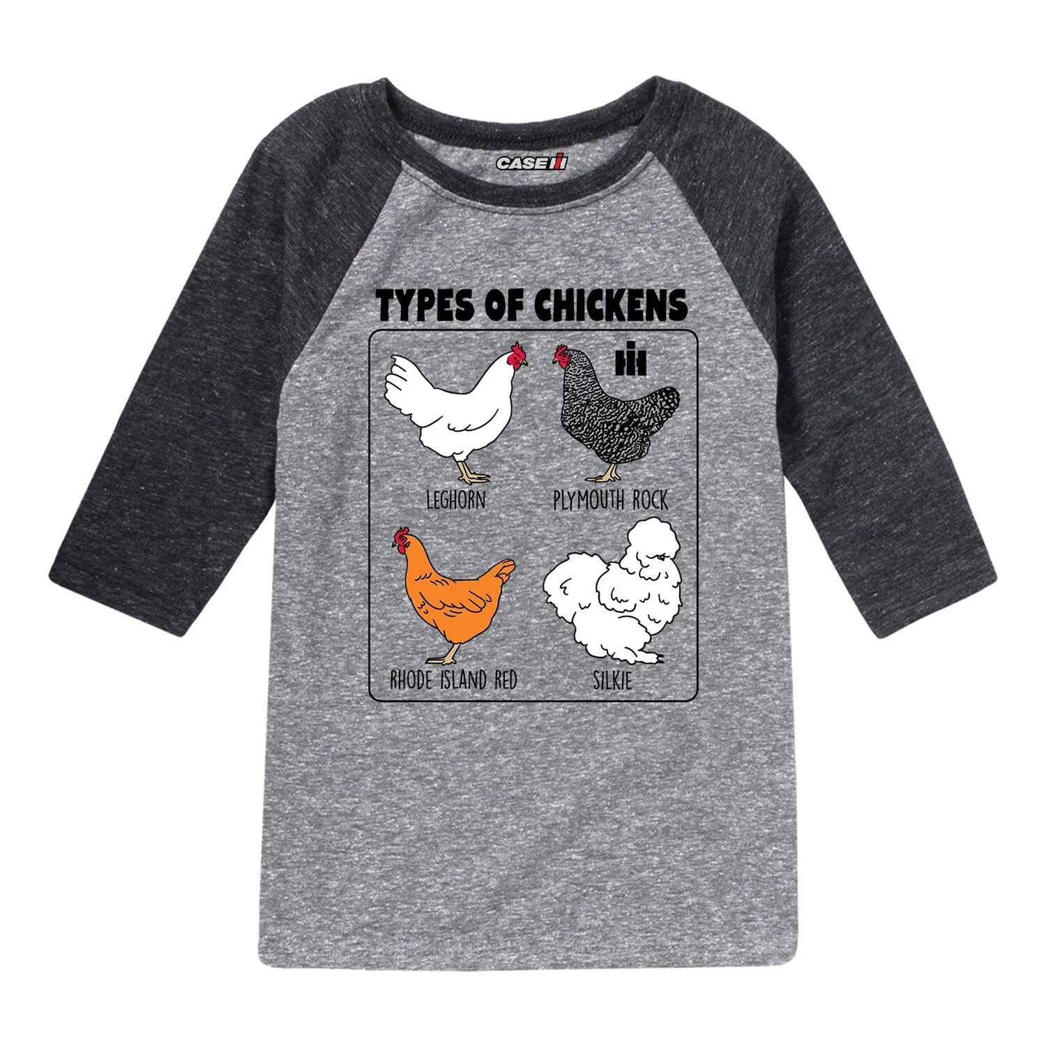 Футболка Case IH Types of Chicken с рисунком реглан для мальчиков 8–20 лет Licensed Character
Футболка Case IH Types of Chicken с рисунком реглан для мальчиков 8–20 лет Licensed Character