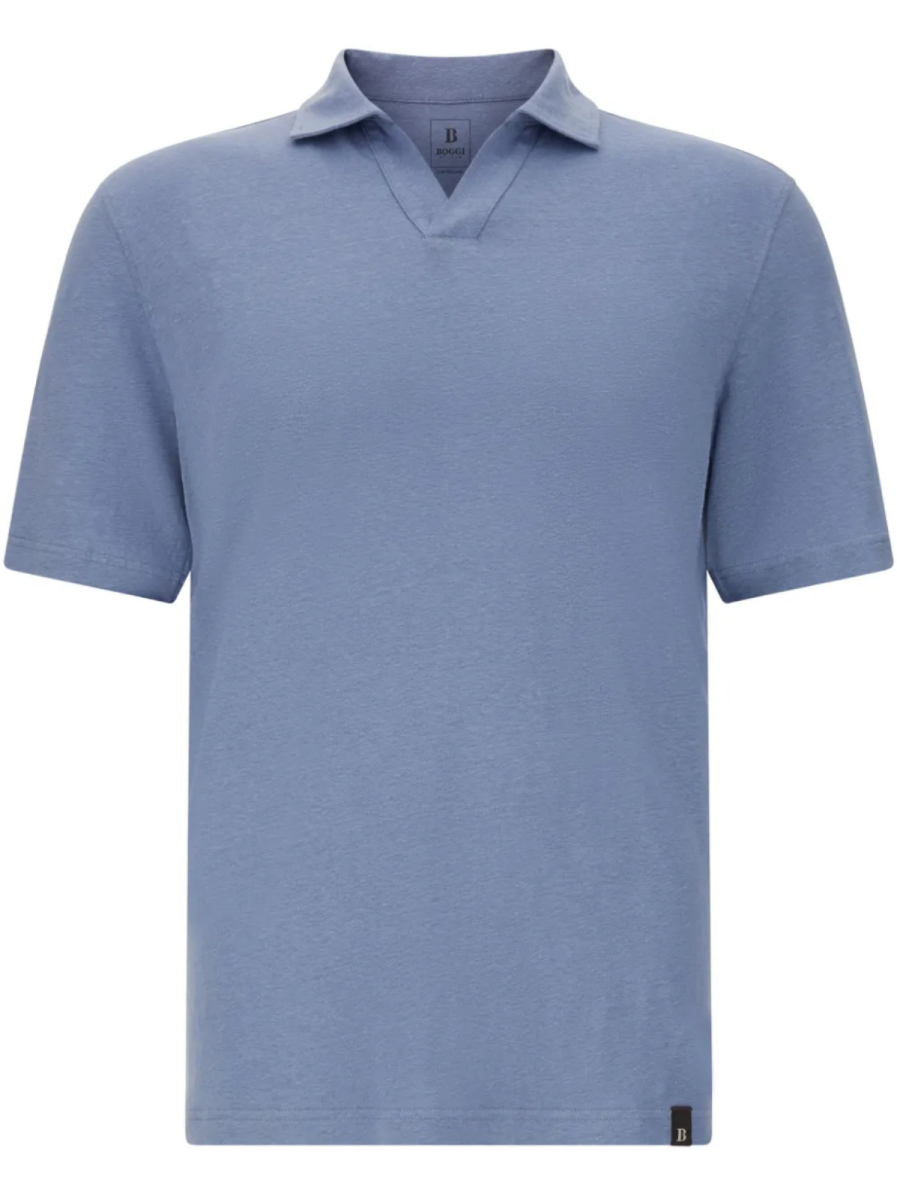 Льняная рубашка поло из джерси Boggi Milano, синий
Льняная рубашка поло из джерси Boggi Milano, синий