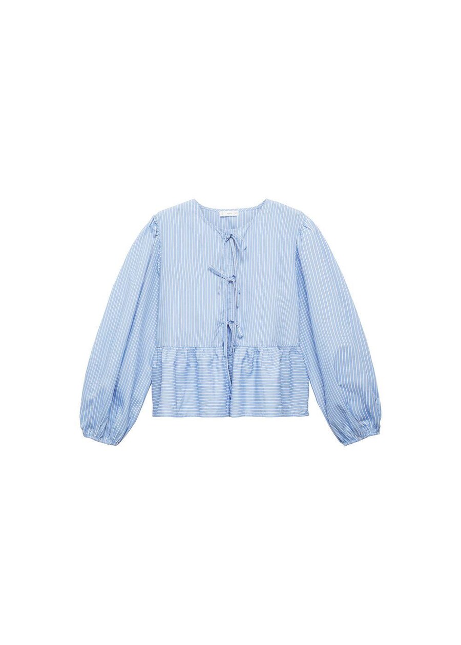 Блуза MANGO TEEN Lazos, синий
Блуза MANGO TEEN Lazos, синий