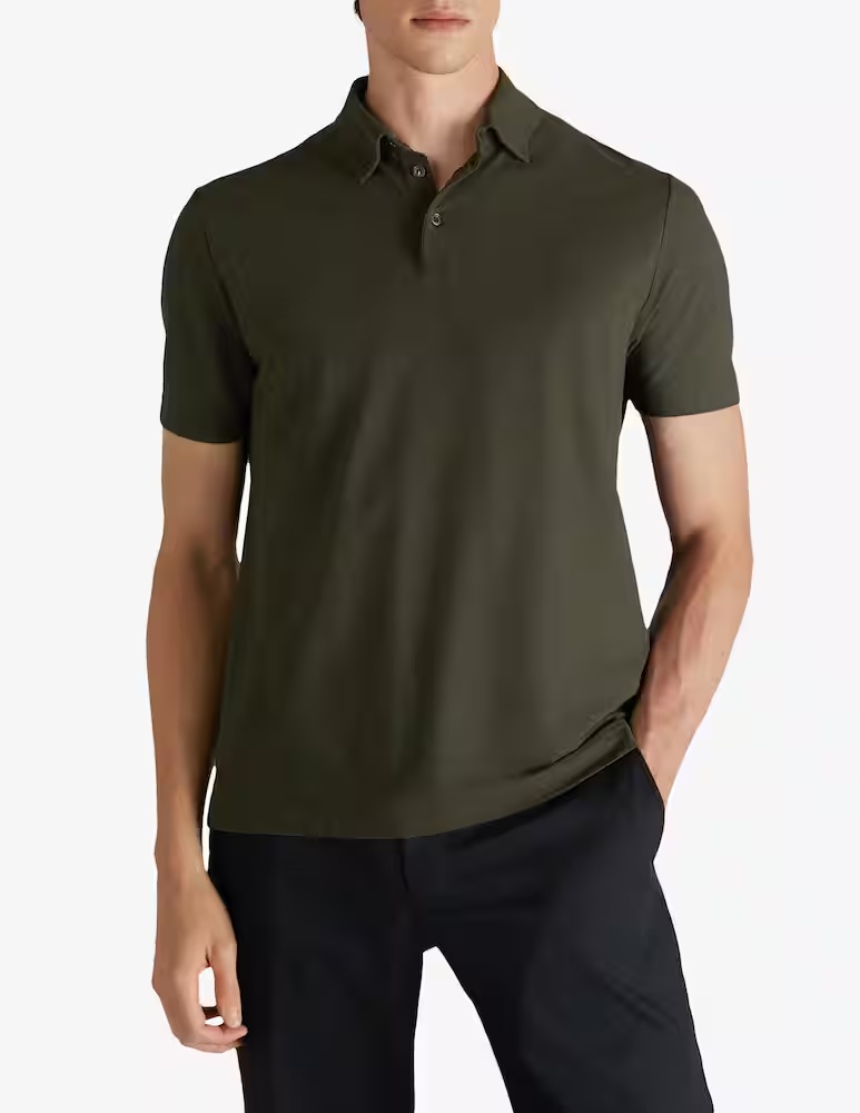 Рубашка-поло узкого кроя Zanone из органического хлопка IceCotton Slowear, цвет Verde Zanone
Рубашка-поло узкого кроя Zanone из органического хлопка IceCotton Slowear, цвет Verde Zanone