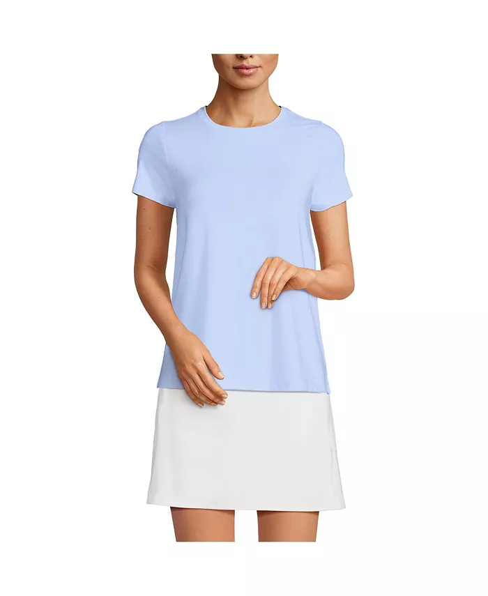 Женская футболка Power Performance с коротким рукавом и круглым вырезом Lands' End, синий
Женская футболка Power Performance с коротким рукавом и круглым вырезом Lands' End, синий