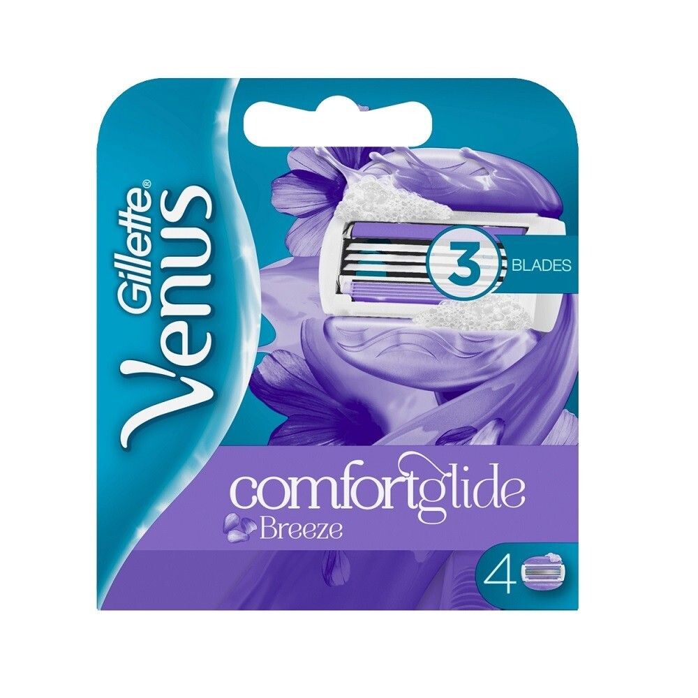 Бритвенные картриджи Gillette Venus Breeze Comfortglide, 4 шт
Бритвенные картриджи Gillette Venus Breeze Comfortglide, 4 шт