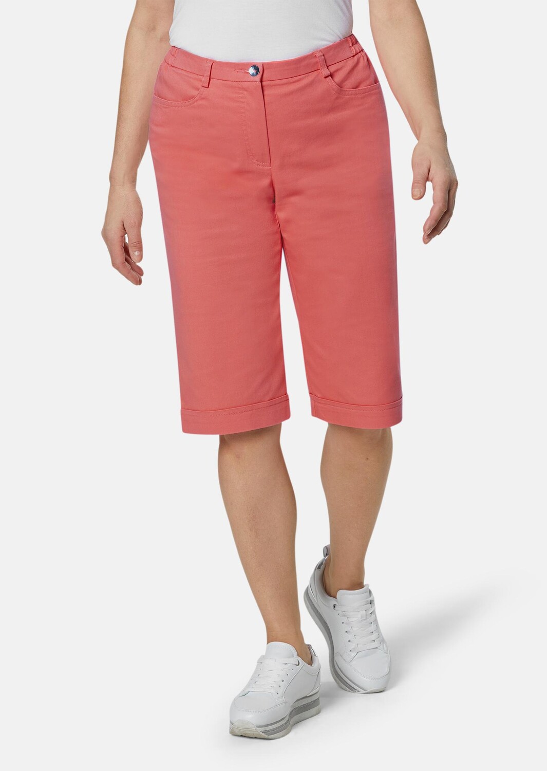 Брюки GOLDNER Bermuda Jeanshose Carla, цвет papaya
Брюки GOLDNER Bermuda Jeanshose Carla, цвет papaya