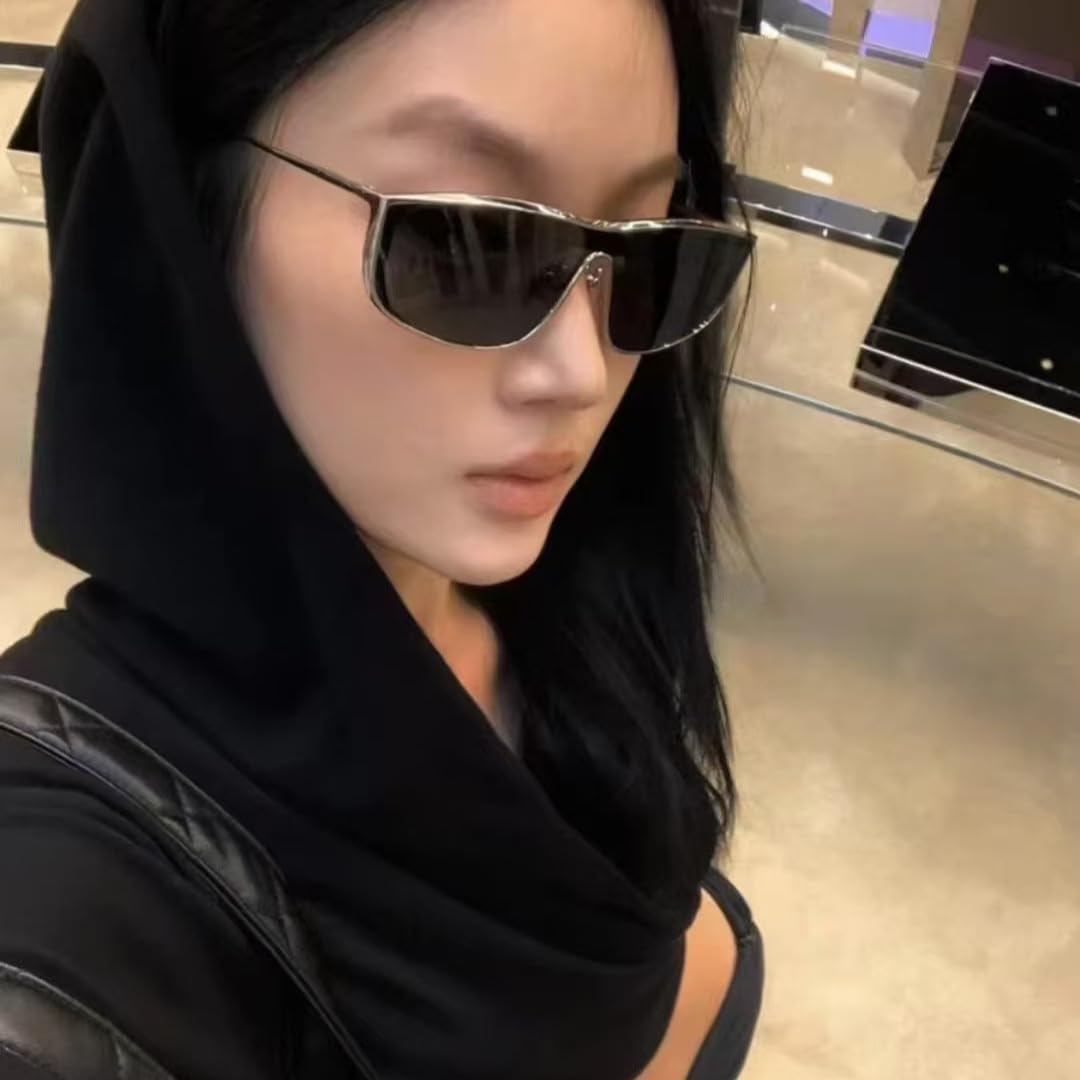 bullabulling Винтажные большие цельные солнцезащитные очки для женщин и мужчин, модные металлические квадратные солнцезащитные очки с защитой от УФ-излучения UV400, C4
bullabulling Винтажные большие цельные солнцезащитные очки для женщин и мужчин, модные металлические квадратные солнцезащитные очки с защитой от УФ-излучения UV400, C4