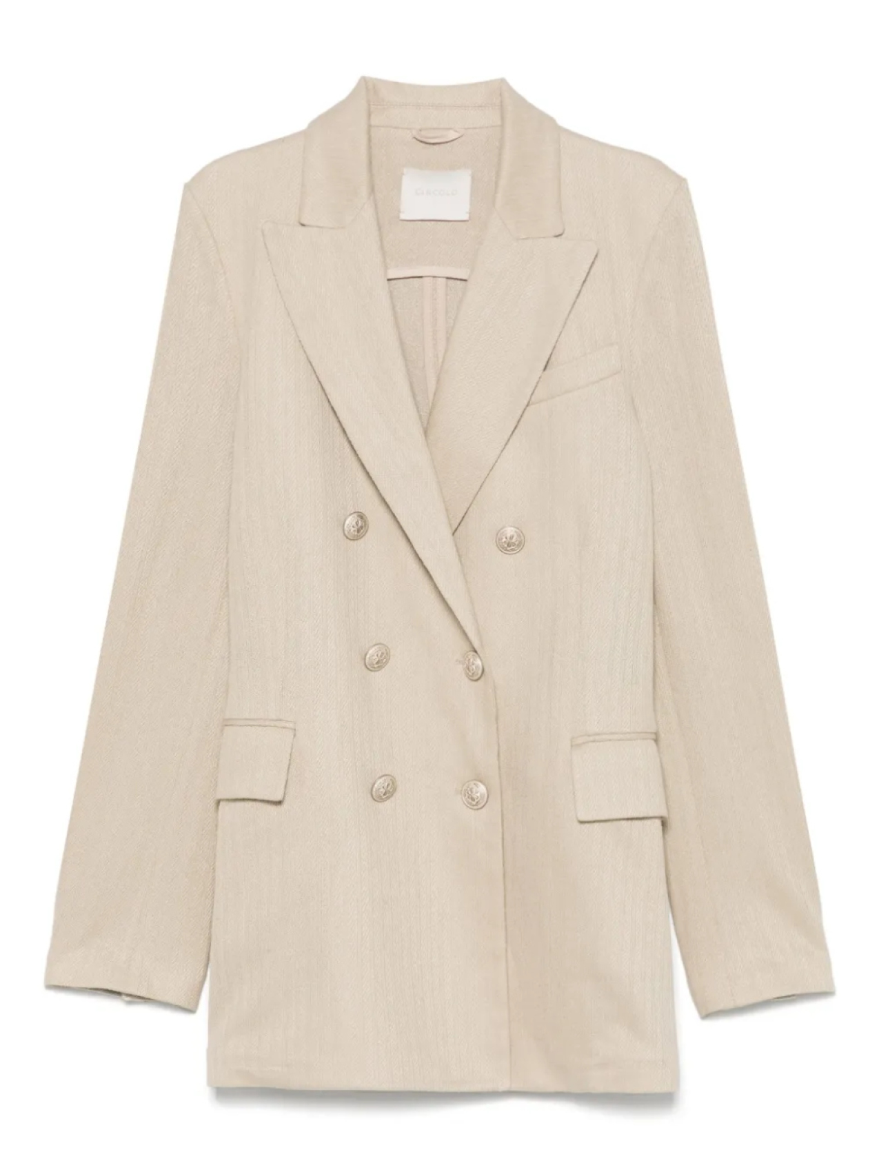 Двубортный блейзер Circolo 1901, нейтральный
Двубортный блейзер Circolo 1901, нейтральный