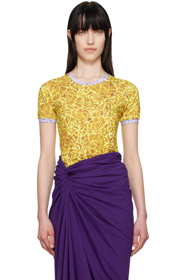 Футболка с контрастным принтом Dries Van Noten, цвет lime
Футболка с контрастным принтом Dries Van Noten, цвет lime