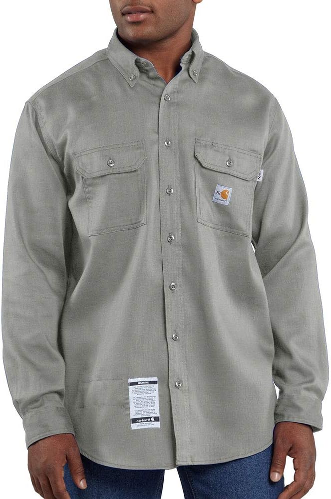 Carhartt мужская огнестойкая легкая твилловая рубашка, Gray
Carhartt мужская огнестойкая легкая твилловая рубашка, Gray