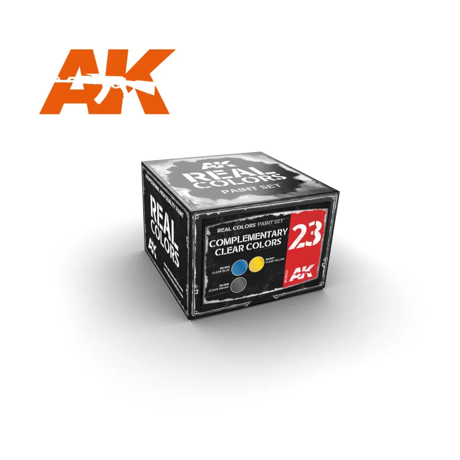 Дополнительные прозрачные цвета, Paint - Real Color Sets (AK-Interactive)
Дополнительные прозрачные цвета, Paint - Real Color Sets (AK-Interactive)