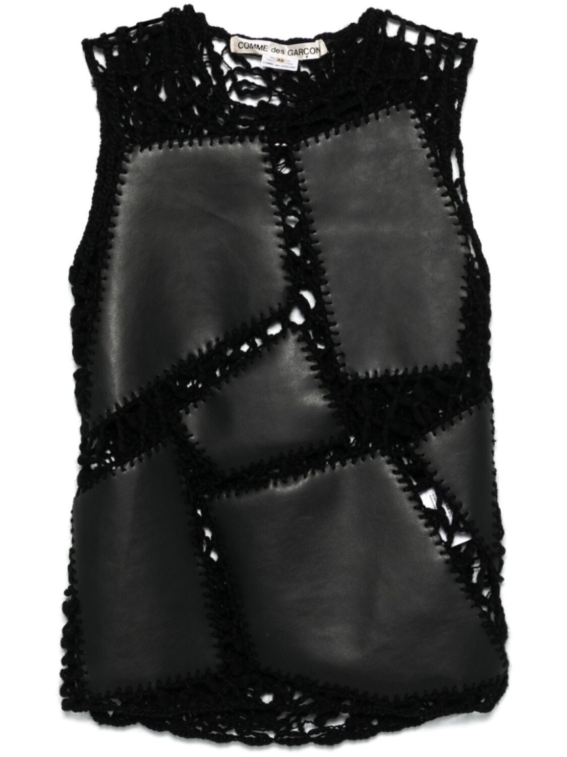 Comme Des Garçons топ в технике пэчворк, черный
Comme Des Garçons топ в технике пэчворк, черный