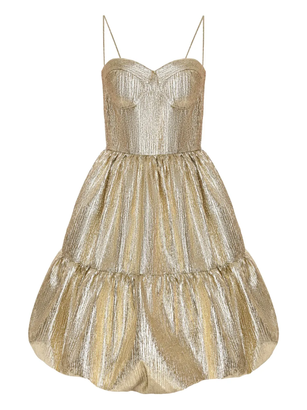 Ярусное платье с эффектом металлик ANOUKI, золотой
Ярусное платье с эффектом металлик ANOUKI, золотой