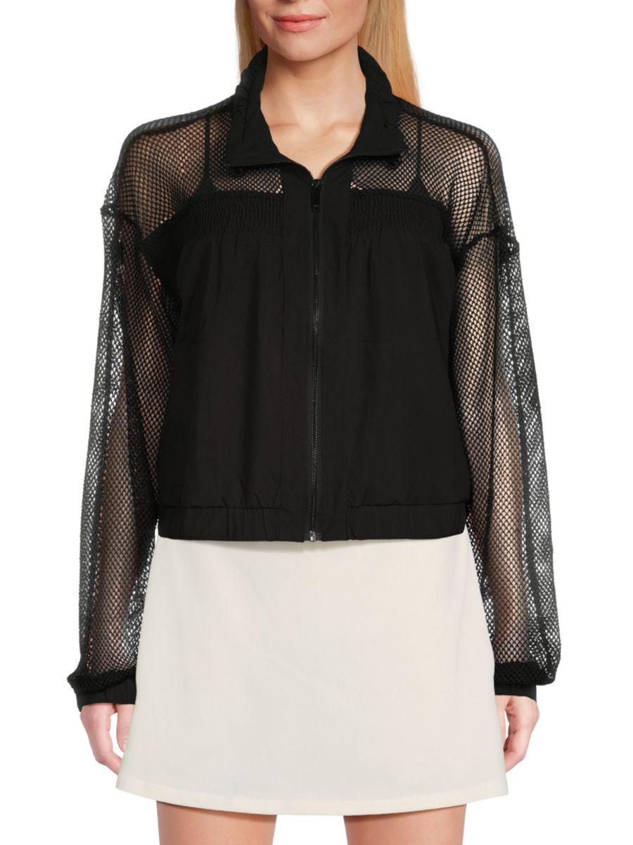 Куртка на молнии с сетчатыми рукавами Karl Lagerfeld Paris, черный
Куртка на молнии с сетчатыми рукавами Karl Lagerfeld Paris, черный