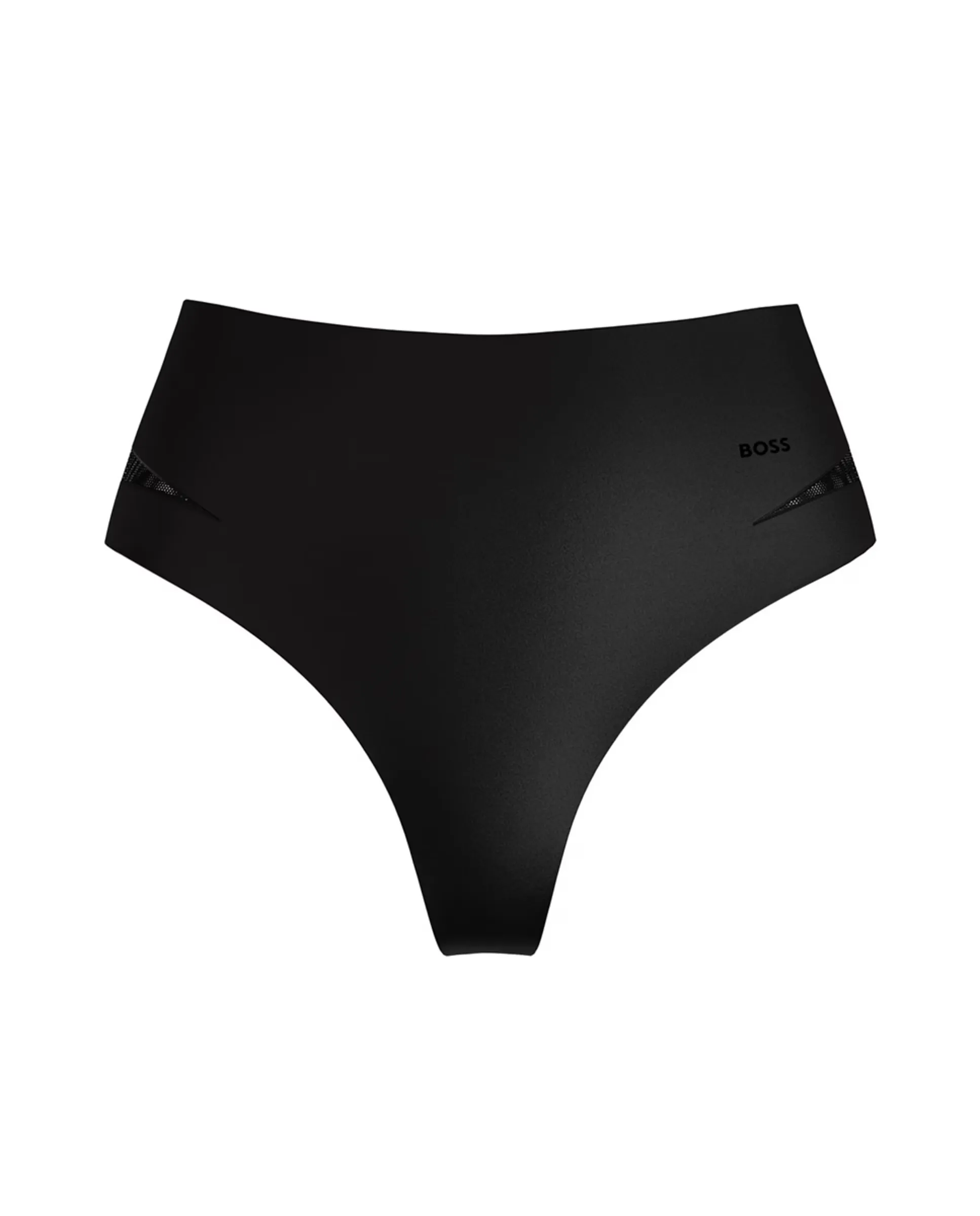 Высокие трусы из синтетического волокна Boss, черный
Высокие трусы из синтетического волокна Boss, черный