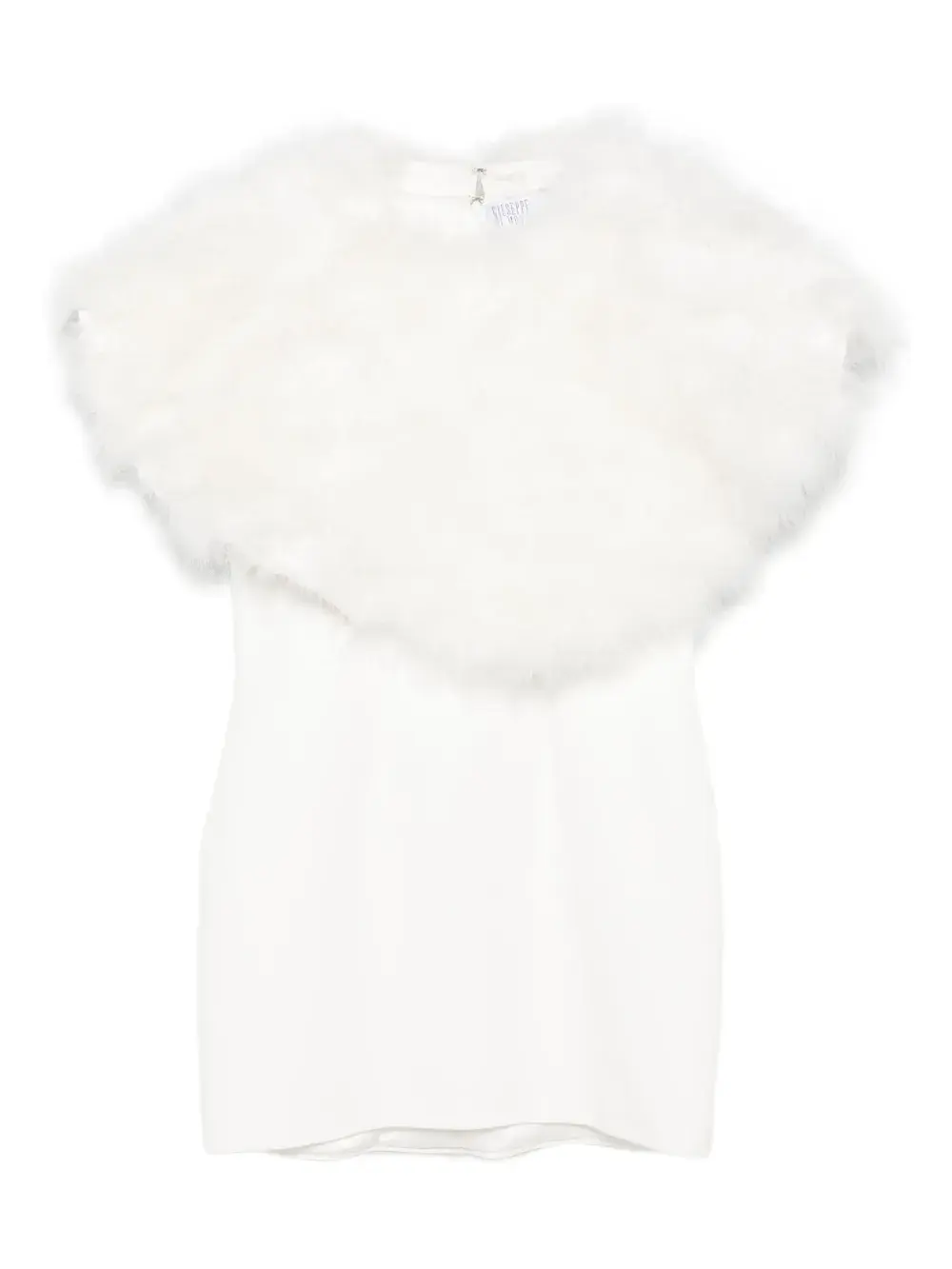 Платье с отделкой перьями Giuseppe Di Morabito, белый
Платье с отделкой перьями Giuseppe Di Morabito, белый