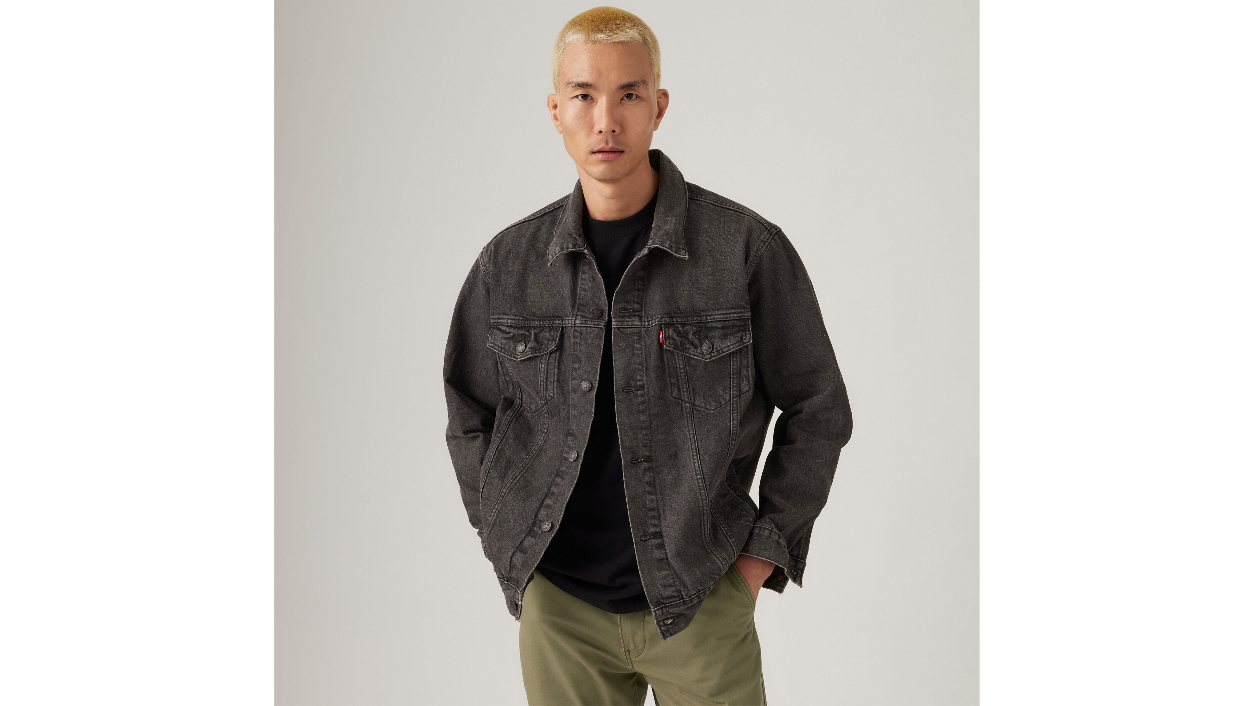 Куртка дальнобойщика свободного кроя Levi's, Mothership Trucker - Black
Куртка дальнобойщика свободного кроя Levi's, Mothership Trucker - Black