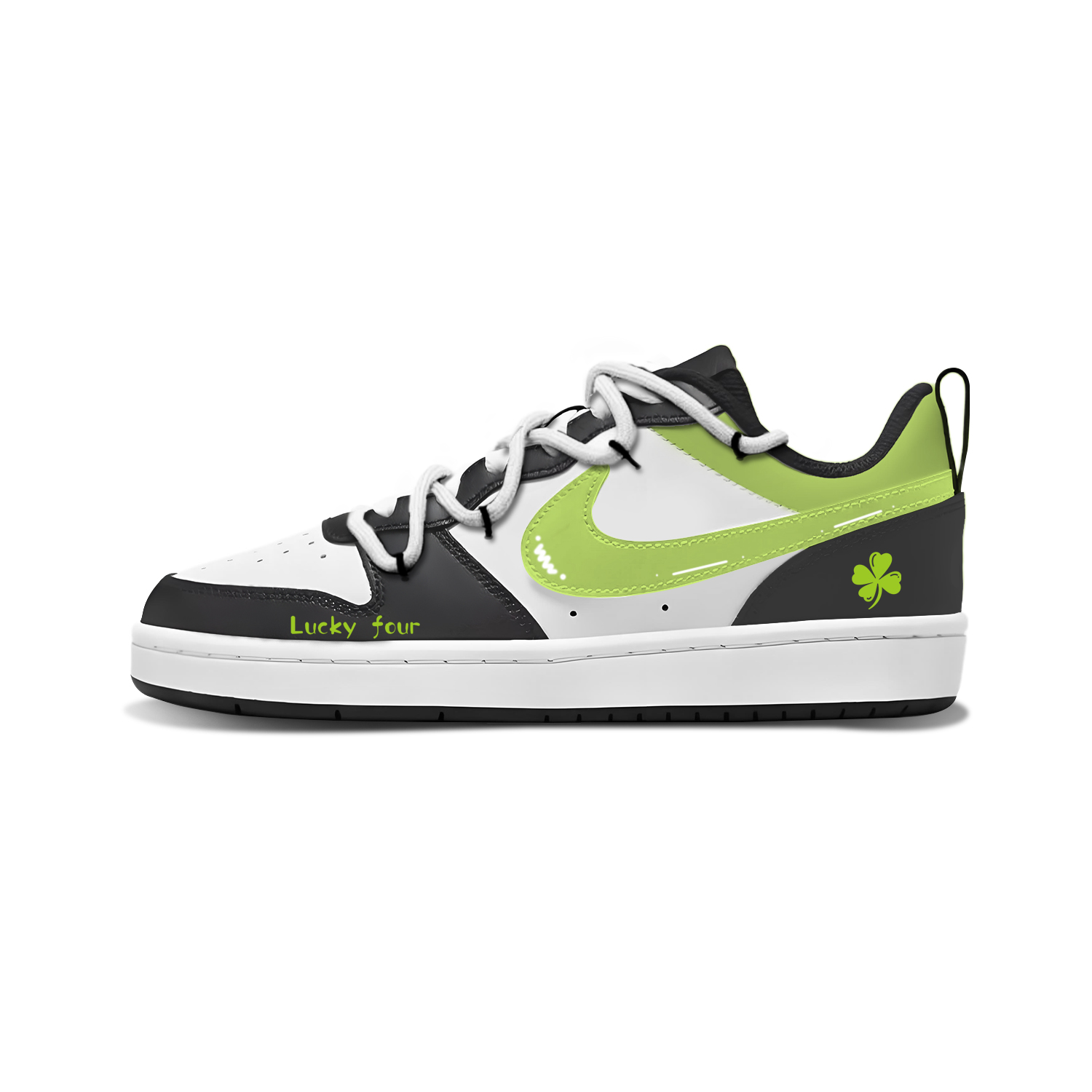 Nike Court Borough Lime Lucky Clover нескользящие устойчивые к истиранию низкие кроссовки для скейтбординга Green детские
Nike Court Borough Lime Lucky Clover нескользящие устойчивые к истиранию низкие кроссовки для скейтбординга Green детские