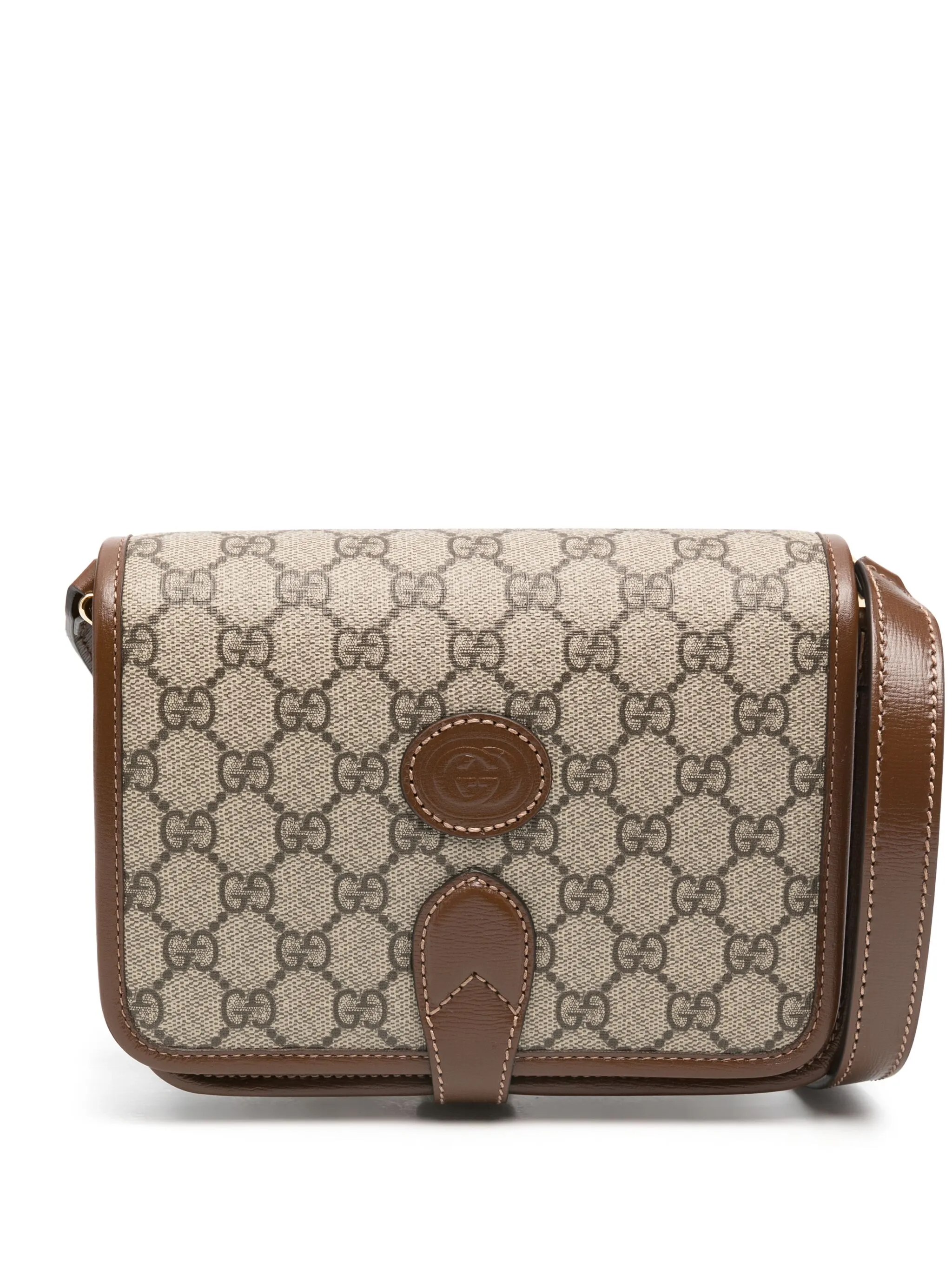 Сумка-мессенджер из канваса с логотипом GG Gucci, коричневый
Сумка-мессенджер из канваса с логотипом GG Gucci, коричневый