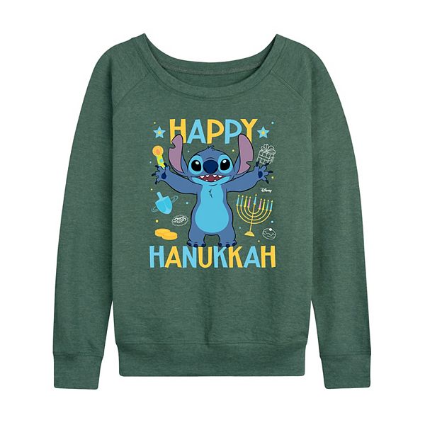Женская футболка Lilo & Stitch Happy Hanukkah Stitch с длинным рукавом из френч терри Disney, Heather Juniper
Женская футболка Lilo & Stitch Happy Hanukkah Stitch с длинным рукавом из френч терри Disney, Heather Juniper