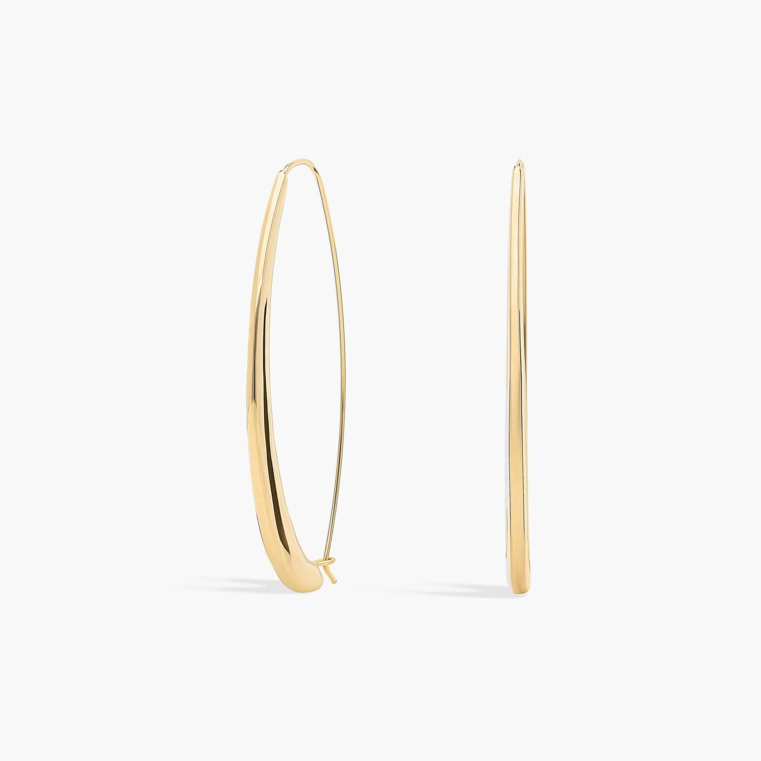 Вертикальные удлиненные серьги-кольца с ниткой из итальянского желтого золота 14 карат Blue Nile
Вертикальные удлиненные серьги-кольца с ниткой из итальянского желтого золота 14 карат Blue Nile