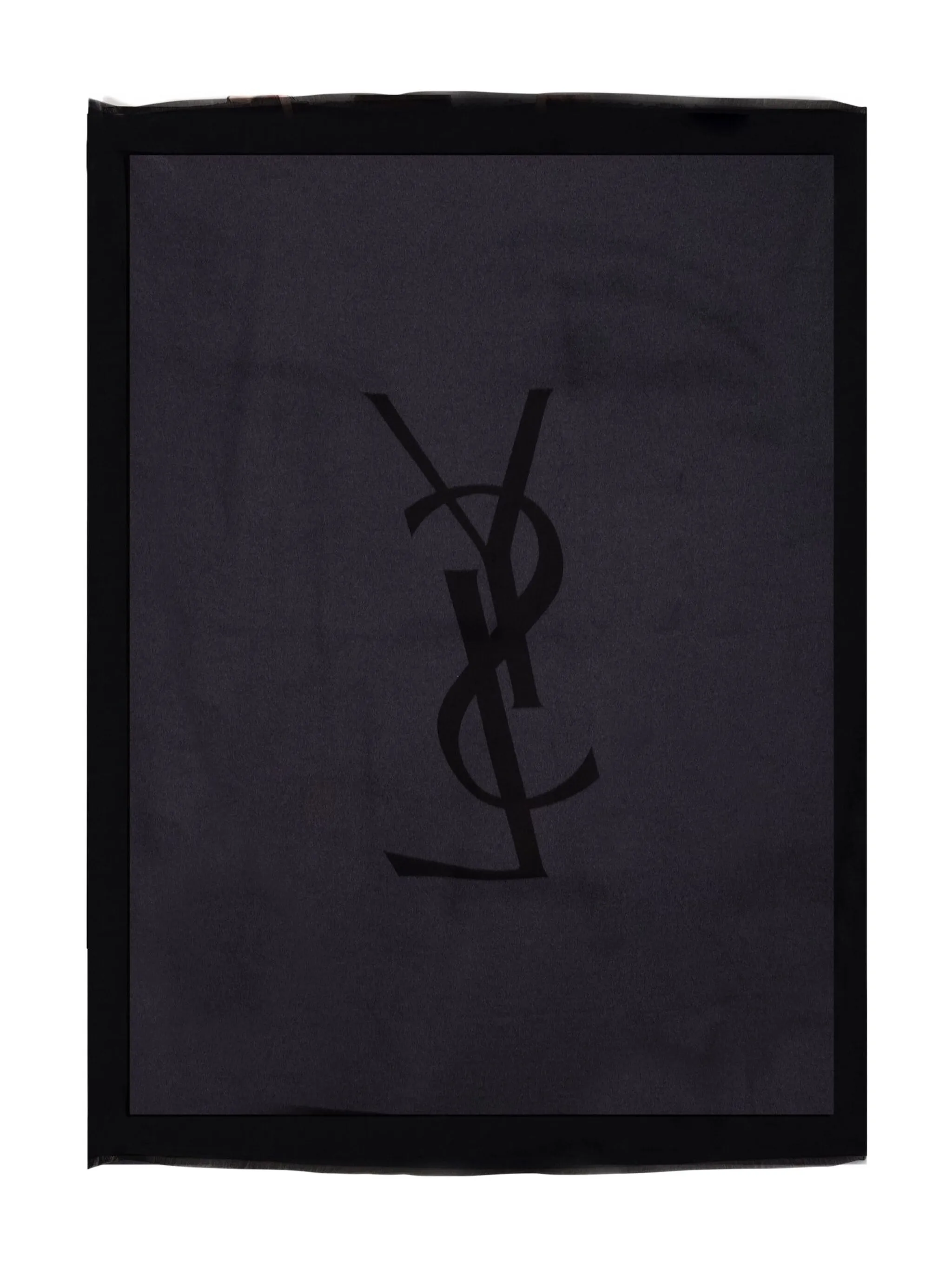 Шарф с логотипом Saint Laurent, черный
Шарф с логотипом Saint Laurent, черный