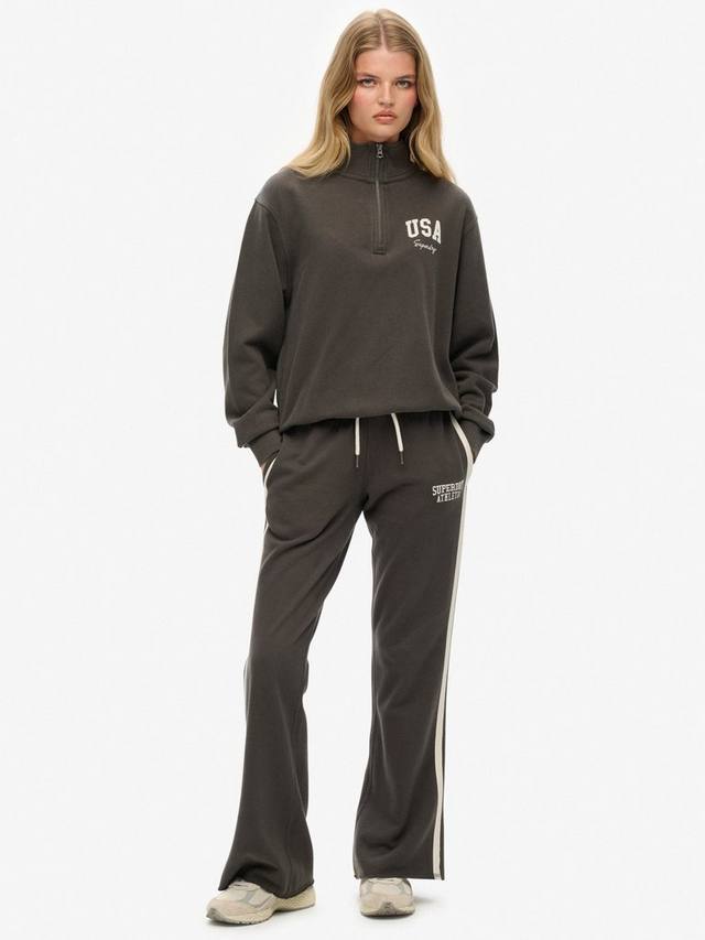 Спортивные полосатые расклешенные джоггеры Superdry, Charcoal
Спортивные полосатые расклешенные джоггеры Superdry, Charcoal