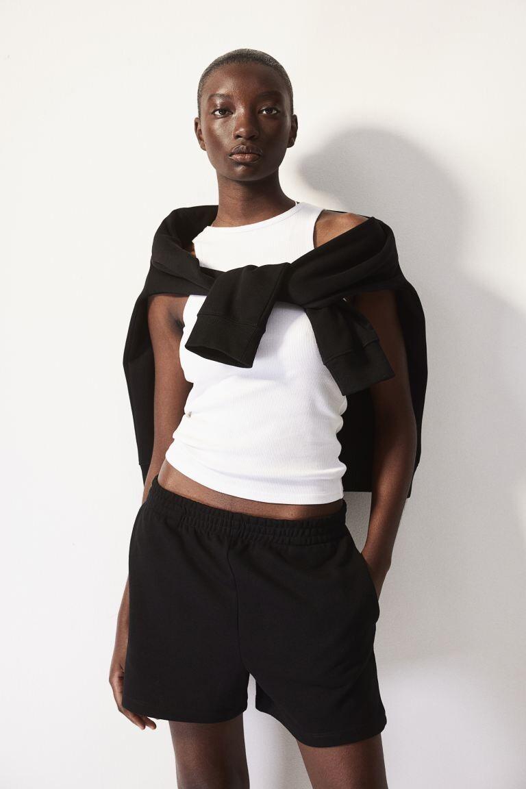 Спортивные шорты H&M, черный
Спортивные шорты H&M, черный