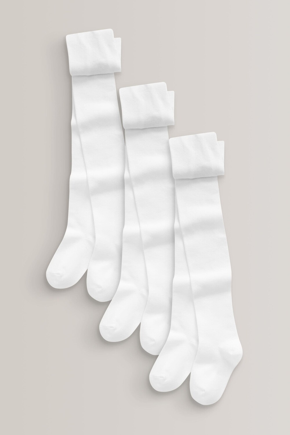 Комплект из 3 пар хлопковых колготок для школы Next, белый
Комплект из 3 пар хлопковых колготок для школы Next, белый