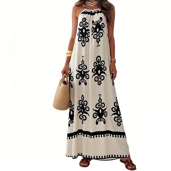 Женское летнее бесшовное пляжное платье-макси с принтом в стиле бохо Clearflower, Apricot
Женское летнее бесшовное пляжное платье-макси с принтом в стиле бохо Clearflower, Apricot