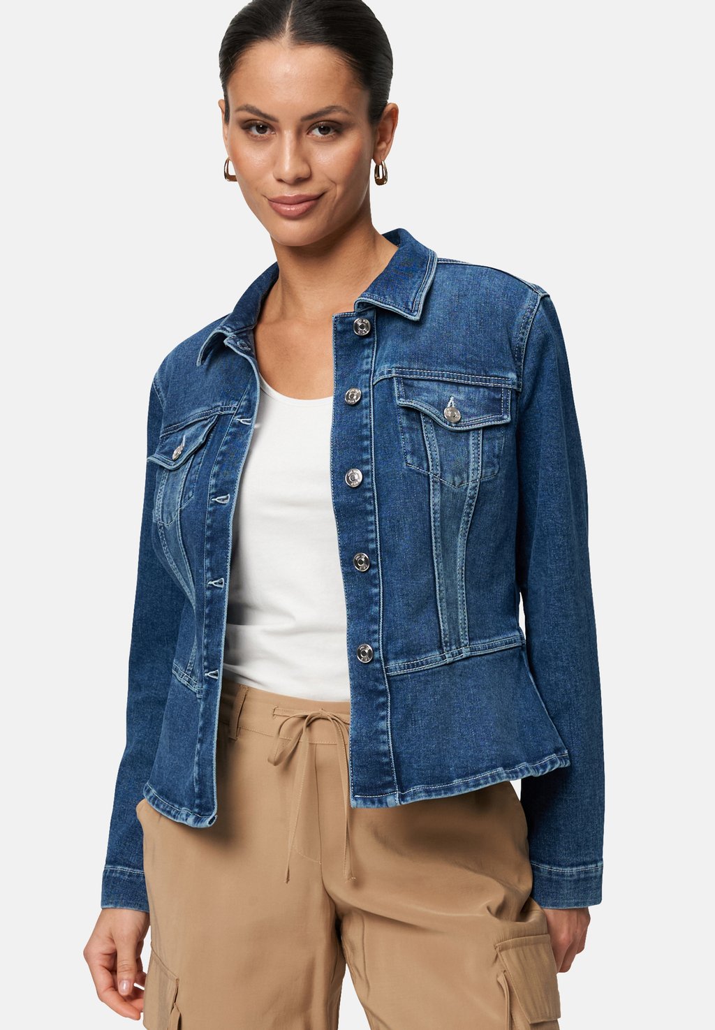 Джинсовая куртка MIT KLAPPENTASCHEN zero, синий 
Джинсовая куртка MIT KLAPPENTASCHEN zero, синий