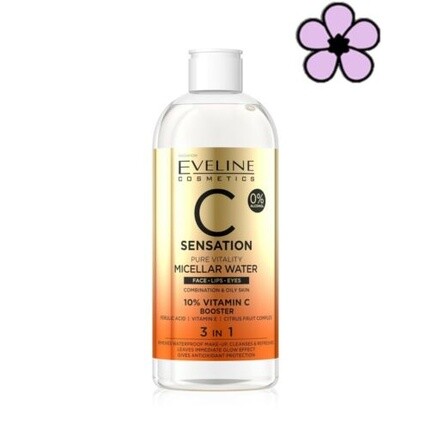 Мицеллярная вода Eveline C Sensation Pure Vitality 400 мл для комбинированной/жирной кожи, Eveline Cosmetics
Мицеллярная вода Eveline C Sensation Pure Vitality 400 мл для комбинированной/жирной кожи, Eveline Cosmetics
