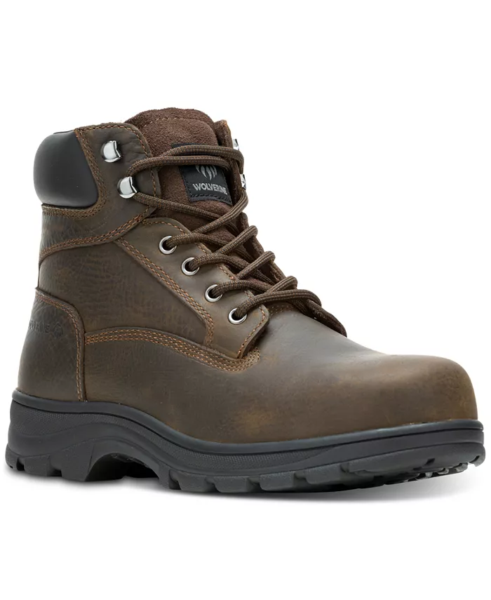 Мужские водонепроницаемые ботинки Carlasbad высотой 6 дюймов на шнуровке Wolverine, коричневый
Мужские водонепроницаемые ботинки Carlasbad высотой 6 дюймов на шнуровке Wolverine, коричневый