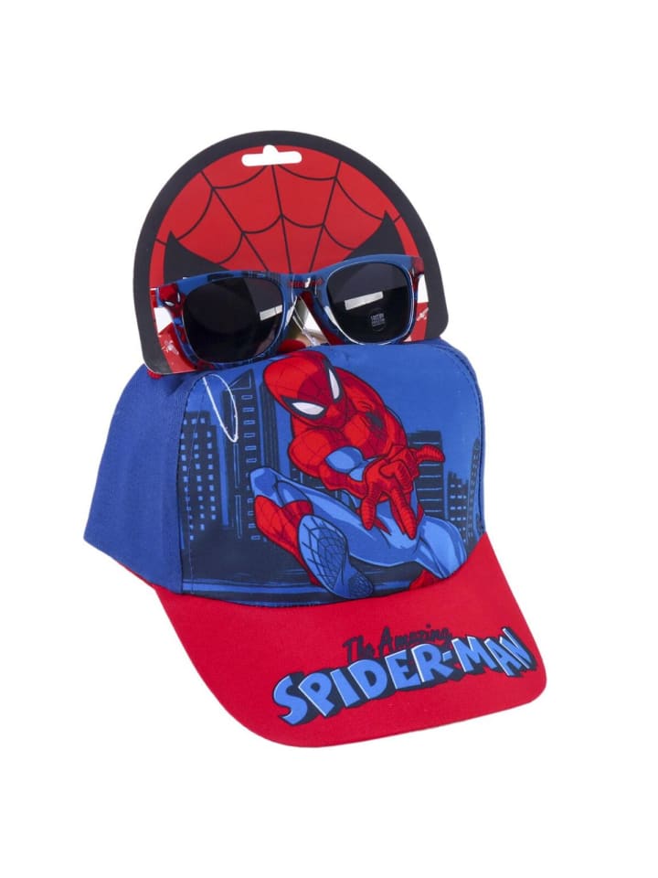Spiderman Детский набор «Человек-паук» - кепка и солнцезащитные очки 53 см с защитой от УФ-излучения, разноцветные
Spiderman Детский набор «Человек-паук» - кепка и солнцезащитные очки 53 см с защитой от УФ-излучения, разноцветные